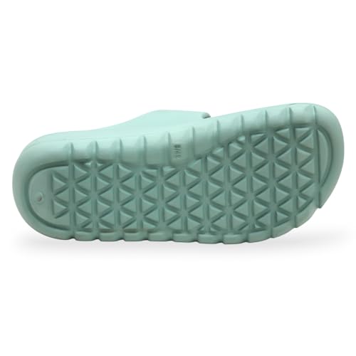 Image of SVAAR Soft EVA Double Strap Slippers for Men | Stylish Anti-Skid Slides with Arch Support & Bouncy Sole | Lightweight Indoor Outdoor Comfort