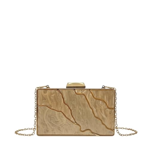MODELISA - Bolso Clutch Cartera De Mano Hombro Fiesta Boda Ceremonia Mujer (Beige)
