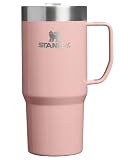 STANLEY The Everyday Suburban Mug | 16 oz | Drink Through Lid | Cup for Coffee, Tea and Drinks | Insulated Stainless Steel Coffee Mug | BPA-Free | Peach Rose Gloss