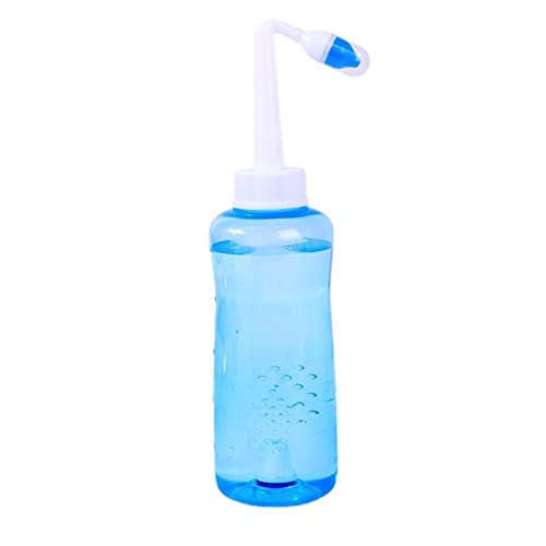 GXFCAI Limpiador nasal Neti Pot para evitar el irrigador alérgico, lavado nasal, rinitis, sinusitis, neti, terapia para adultos y niños, 300 ml