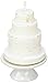 Elegant Lace Wedding Cake Candle