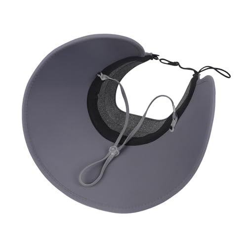 Wide Brim Visor Hat for Women Foldable UV Protection Cap Summer Beach Packable Hat Rollable Topless Sun Visor Cap4