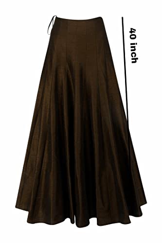 Massaya Long raw Silk Kali Skirt 1217