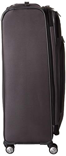 Image of Samsonite Solyte DLX Softside Expandable Luggage with Spinner Wheels, Mineral Grey, Checked-Large 29-Inch