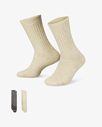 Image of Nike Cotton Blend Men`S Everyday Plus Cushioned Training Crew Regular Socks 3 Pack, Multi(Dm7086-902) /C, Large, Assorted