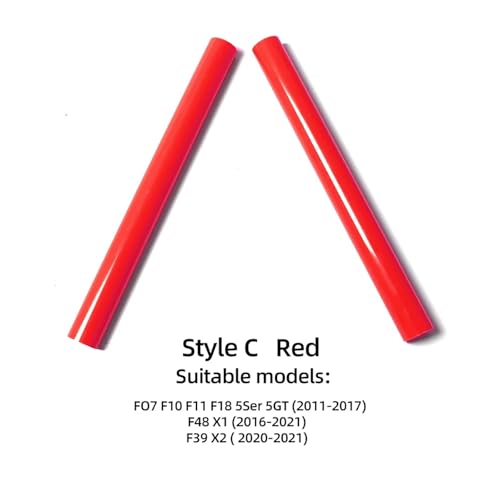 przód kratki chłodnicy Listwa ozdobna przedniego grilla samochodu pasuje do BMW F20 F22 F25 F26 F30 F32 F44 G20 G30 F07 F10 X1 F48 G11(Red Style B)