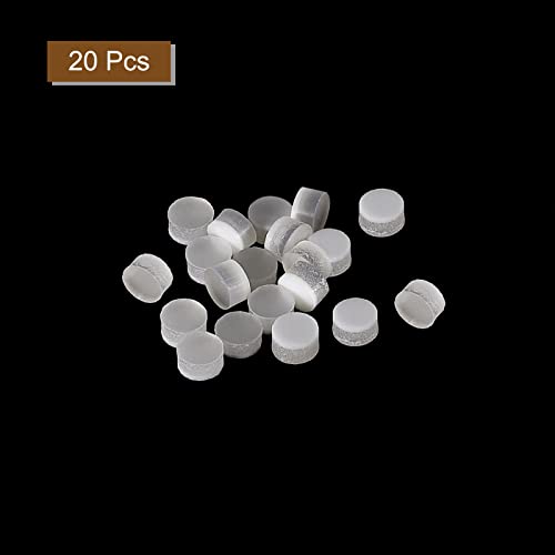 Image of MECCANIXITY Inlay Fretboard Dots Guitar Inlay Dots White Acrylic Inlays Mark Point 4x2.2mm for Guitar Fingerboard, Pack of 20