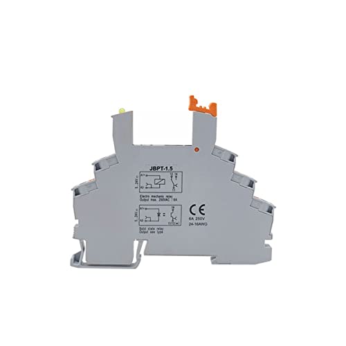 Relé terminal HF41F 24V 12V con conector push-in para bloque de terminales 2