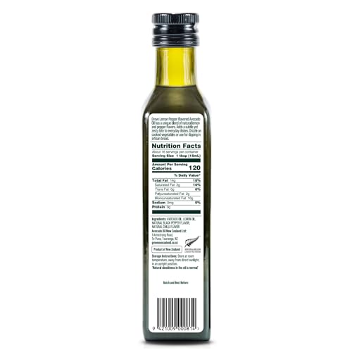 Image of Grove Lemon Pepper Extra Virgin Avocado Oil, Cold Pressed, High Heat, 8.4oz