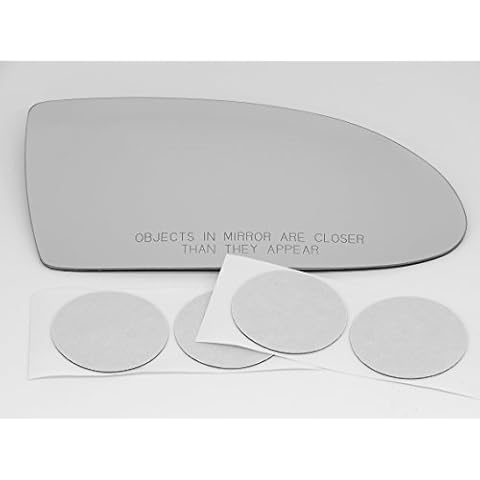 AutoMirrors Fits 07-09 Accent Right Passenger Convex Replacement Mirror (Glass Lens) w/Adhesive USA Cover
