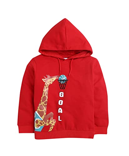Image of BUMZEE Boys Cotton Hooded Neck Sweatshirt