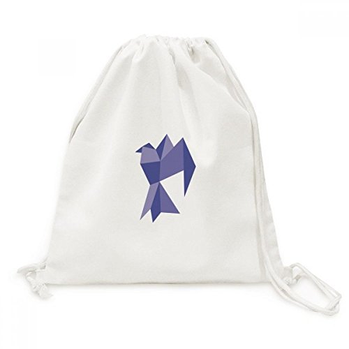 Sac de voyage en toile violet avec cordon de serrage pour sorties et loisirs