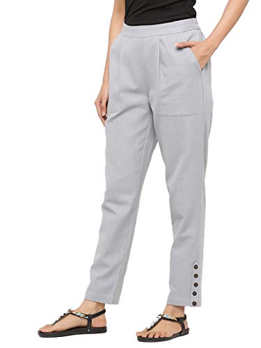 Image of Jaipur Kurti Women's Pleat-Front Regular Pants