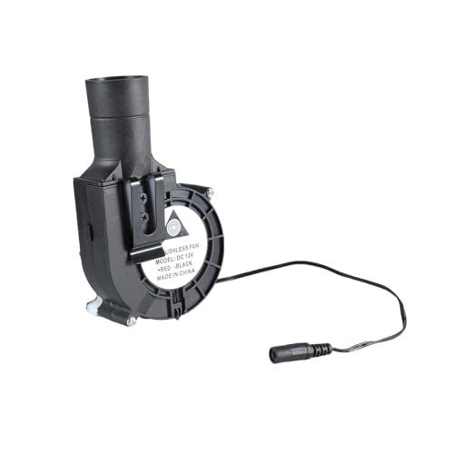 Ventilador de aire para barbacoa, para picnic, camping, barbacoa, 4800 rpm, ventilador de rodamiento con clip de metal