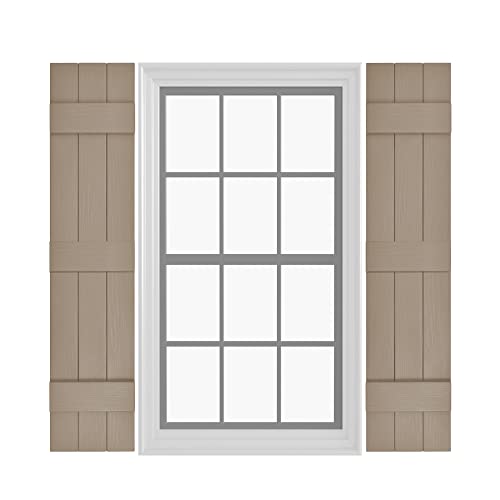 Pontiac Trail Board & Batten Vinyl Shutters (1 Pair) | 11