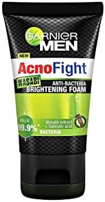 Garnier Men Acno Fight Wasabi Anti Bacteria Brightening Foam 100 Ml Amazon Sg Beauty