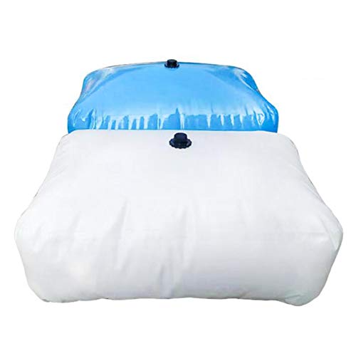Barril de lluvia plegable, bolsa de almacenamiento de agua de jardín de PVC resistente con grifo, gran capacidad, portátil, tanque de agua de emergencia para camping, jardinería y uso ecológico