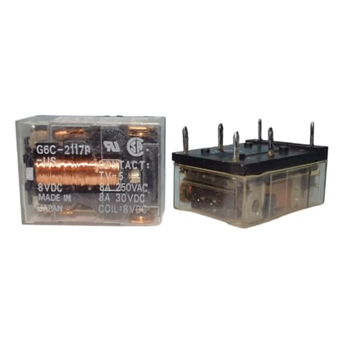Relais G6C-2117P-US 8VDC haute isolation et faible consommation pour PCB
