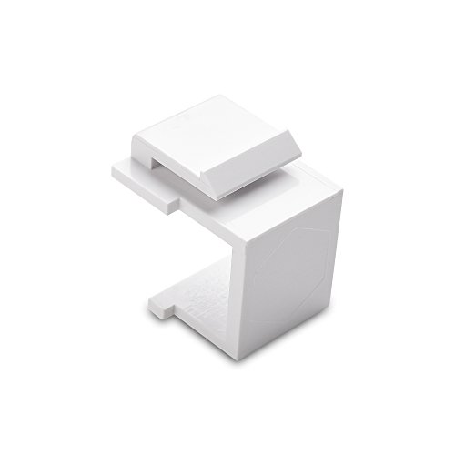 Cable Matters (20-Pack) Blank Keystone Jack Inserts In White #TOP3