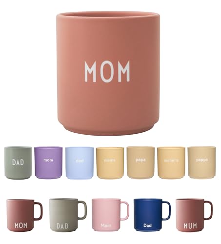 Design Letters Tasse a Cafe MOM | Cadeau Maman Noel | Mom Mug | Cadeau Noel | Porcelaine Tasse Maman | Mug avec Lettres Gravées | Cadeaus Personnalisé, Cadeaus Anniversaire Mom | Tasse a The 250 Ml