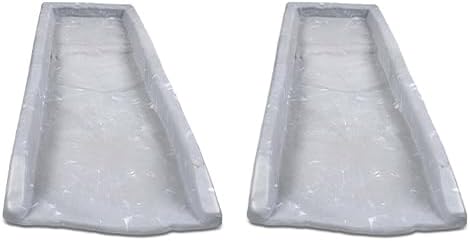 GEOBIN Yardfully Downspout Splashblock Gray, 2 Pack