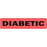 LabelValue.com | Diabetic Medical Healthcare Labels - 500 Labels Per Roll
