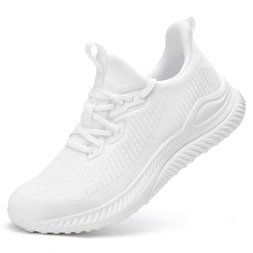 Slow Man Mens Walking Sneakers Wide Width Slip on Tennis Shoes,Lightweight Breathable Running Shoes,Ideal for Athletic Workout Gym Jogging and Casual Wear