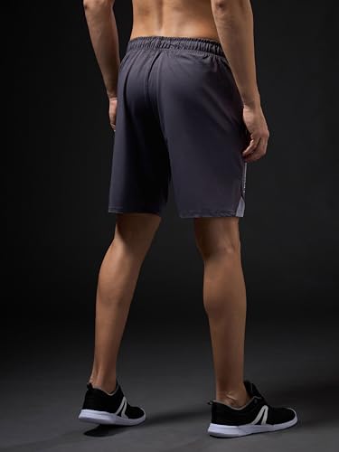 Image of TECHNOSPORT Mens Regular Fit Solid Shorts for Gym, Workout & Sports with Anti Microbial, Techno Dry