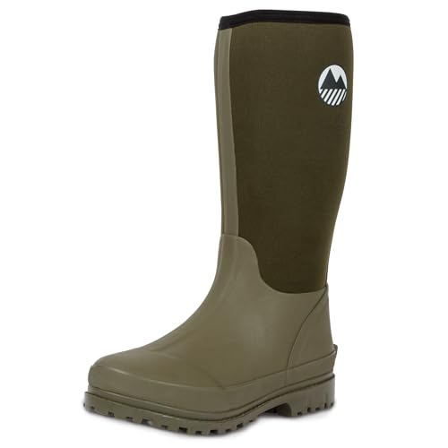 Bottes en caoutchouc hautes pour femmes pieds au sec dans la boue