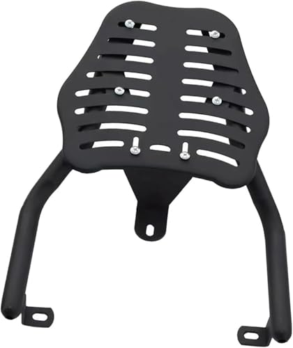 Porte-bagages arrière de moto support de rangement en fer noir