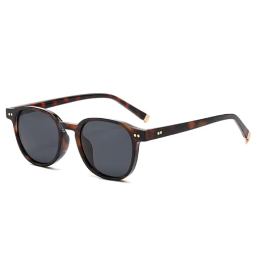 Lunettes de soleil polarisées vintage style punk avec rivets et verres anti-UV400