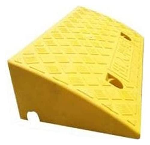 Rampas para vehículos con umbral antideslizante, rampas plásticas para bicicletas, scooters y sillas de ruedas - Color natural, tamaño 50 x 27 x 13.5 CM miniatura 1