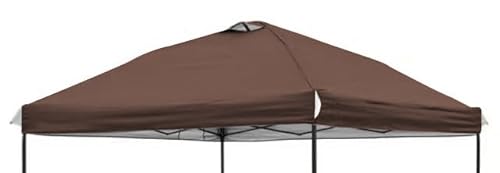 Replacement Cover with Air Vent for Ozark Trail 10x10 Instant Pop Up Canopy,(Brown)