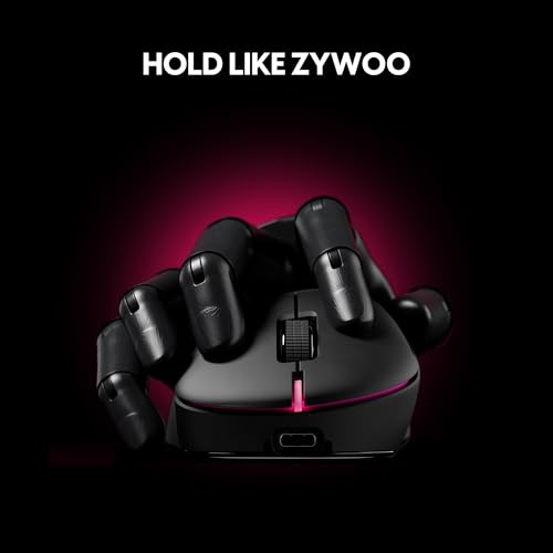 Image of Pulsar Gaming Gears ZywOo The Chosen Mouse Wireless Gaming Mouse, Ultra Lightweight 1.94 oz (55g), Optical Switch, 32000 DPI, 750 IPS, XS-1 Sensor, 8k Compatible (Mini, Black)