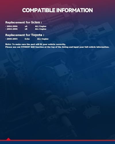 Image of KAX AC Blower Motor Compatible with Scion xA 2004-2006, Scion xB 2004-2006, Toyota Echo 2000-2005 - HVAC Heater Blower Motor Replaces# 700172,76950