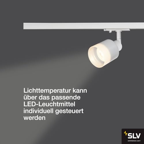 SLV PURI TRACK SPOT, QPAR51 Glas, weiß 50W, inkl. 1P.-Adapter