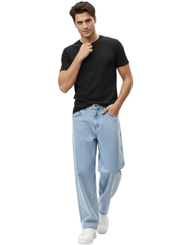 Image of AUSK Men's Regular Straight Fit Casual Jeans || Official Business wear Jeans for Men