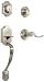 AmazonBasics Handleset with Shelby Lever - Single Cylinder - Satin Nickel