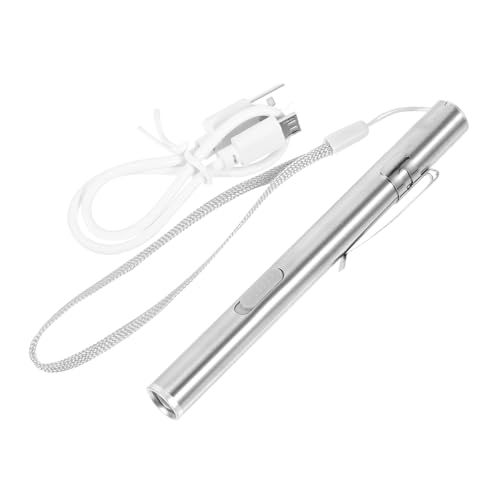 Stylo LED médical rechargeable USB en acier inoxydable pour diagnostic
