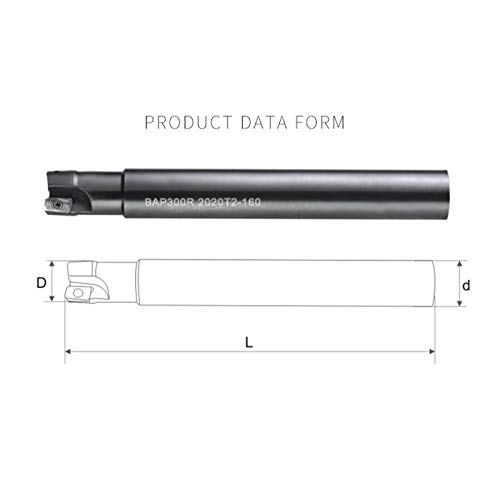 Herramienta de Torneado BAP300R C25-25-200-T3 Porta Corte miniatura 7