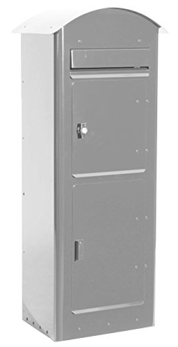 Preisvergleich Produktbild SafePost 80 mit Paketfach, silbergrau - (SP80 (RAL9006))