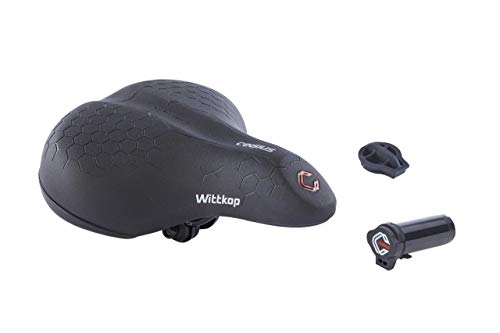 Selle chauffante velo contre le froid Buchel Celsius City noire