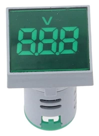 ERH India Digital Panel Light Voltmeter AC For Automotive, Marine, Industrial Applications, etc AC 60-500 V Square Type Green (B0C1G8JD6P) Amazon Price History, Amazon Price Tracker