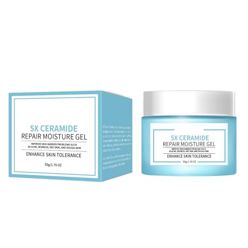NAOLVE Ceramide Barrier Repair Cream, Stärkung Hautbarriere Feuchtigkeitscreme mit Ceramide, Niacinamide, Anti-Aging Feuchtigkeitsspenden Gesichtscreme, Hypoallergene, für Reduziert Rötungen, Juckreiz