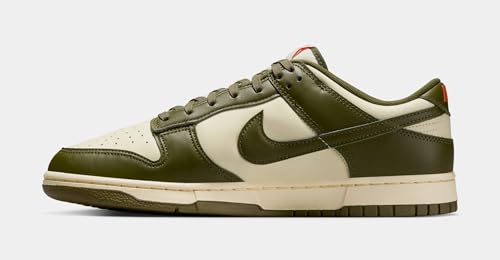 Dunk Low Retro Mens Basketball Shoes (Coconut Milk/Rough Green/Electro Orange) (IH0245-113, Beige/Green/Orange)3