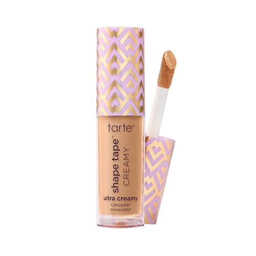 tarte shape tape creamy concealer – Full Coverage Makeup with Built-In Eye Cream, 24HR Hydrating Natural Moisturizing Matte Finish for Redness & Fine Lines, Vegan & Cruelty-Free, travel size, 29N