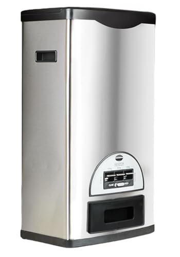 Wunnicx 米びつ 米櫃 ライスストッカー こめびつ お米 保存容器 ステンレス スリム 密閉 虫除け 防湿 大容量 計量米びつ おしゃれ 鮮度保ち スマートライス お米ケース 米入れる容器 清潔便利 米 豆 小麦粉 コーヒー豆 貯蔵タンク 米入れ 食