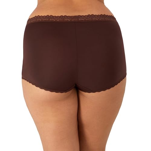 Maidenform Women's Microfiber Underwear, Mid-Rise Boyshort Panties, 3-Pack3