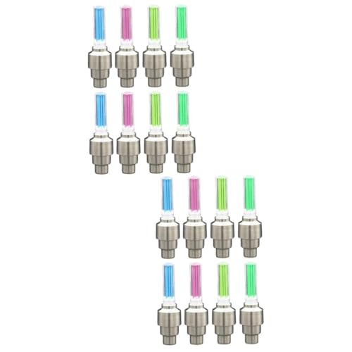ifundom 2sets Bike Tire Lights Flashing Wheel Illumination for Safe Cycling Easy Installation Premium Quality Random Colors for Day Night Rides Random Color 8pcs*2