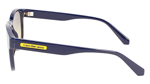 Calvin Klein Jeans Unisex Adult Sunglasses CKJ22609S - Blue with Gradient Grey Yellow Lens3